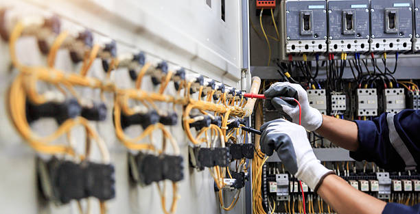 Professional Electrician technician working in Velva, ND